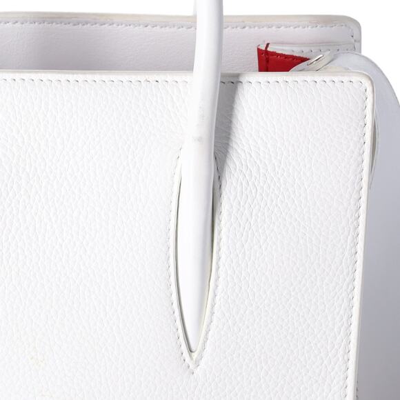 Christian Louboutin Paloma Studded Mini Handbag White Leather - Picture 7 of 7